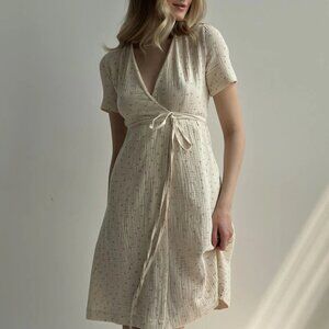 MISO 100% ORGANIC COTTON FLORAL NIGHTGOWN